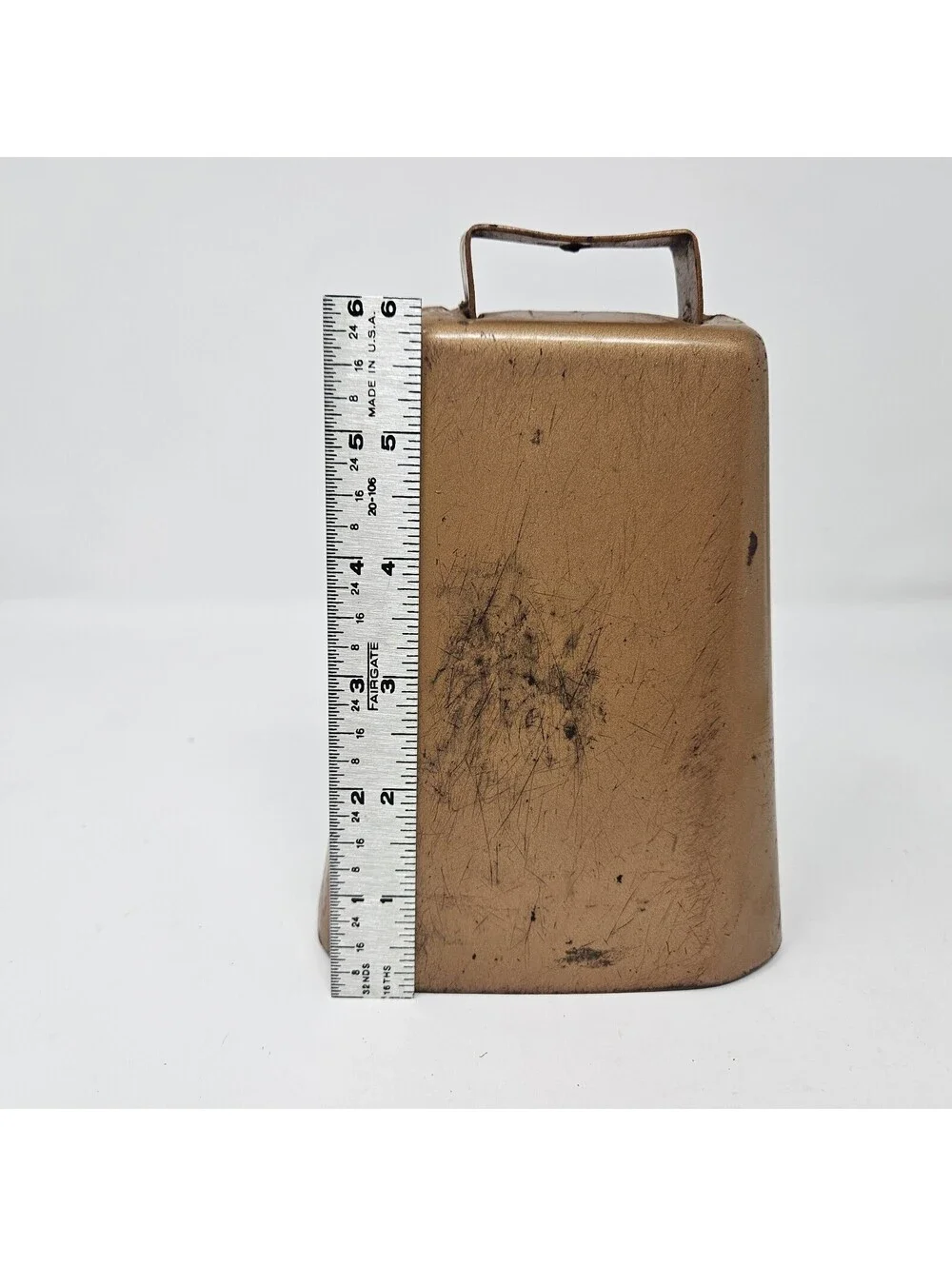 Vintage Metal Cow Bell Primitive Rustic 6